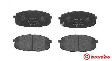 BREMBO P 30 034 - Комплект тормозных колодок, дисковый тормоз PRIME LINE
