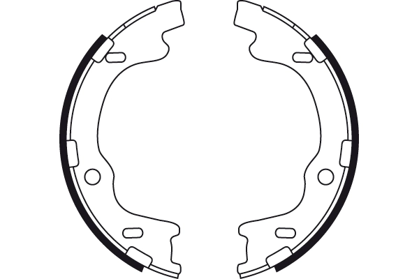 TRW GS8757 - Барабанные колодки