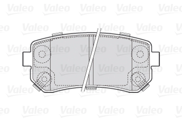 VALEO 301867 - Комплект тормозных колодок, дисковый тормоз FIRST