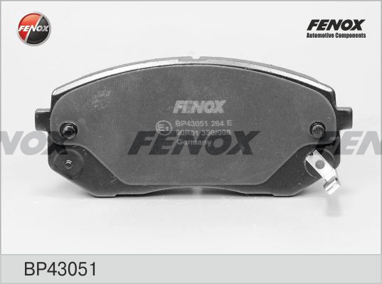 FENOX BP43051 - Тормозные колодки 