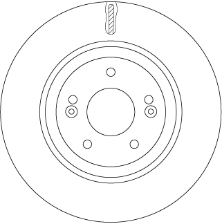 TRW DF7592 - Тормозные диски