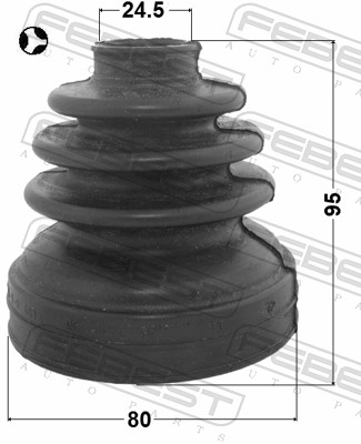 FEBEST 1215-YFT - Пыльник ШРУСа