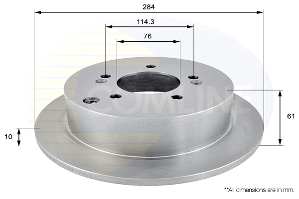 Тормозной диск Comline