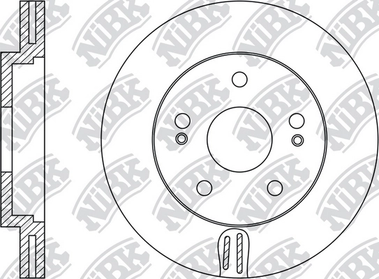 NIBK RN1209 - Тормозные диски