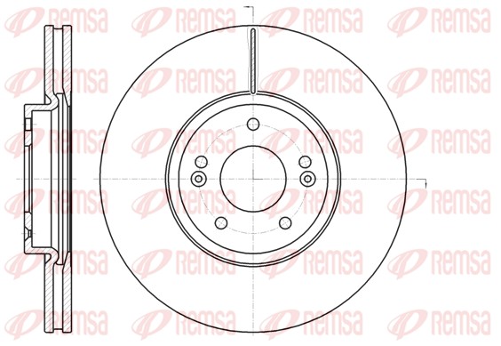 REMSA 61102.10 - Тормозные диски