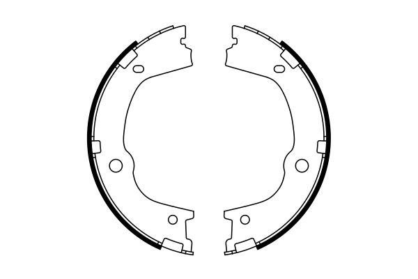 BOSCH 0 986 487 776 - Барабанные колодки