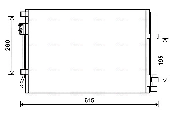 AVA QUALITY COOLING HY5269D - Радиатор кондиционера