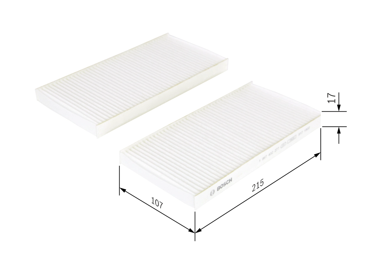 BOSCH 1 987 432 277 - Салонный фильтр