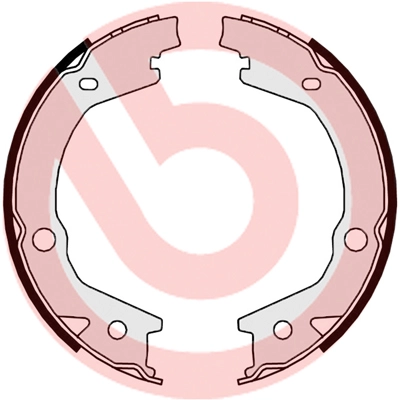 BREMBO S 30 530 - Комплект тормозных колодок, стояночная тормозная система ESSENTIAL LINE