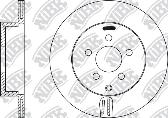 NIBK RN1185 - Тормозные диски