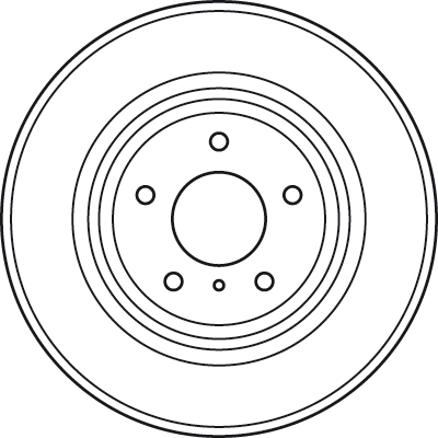 TRW DF4983S - Тормозные диски