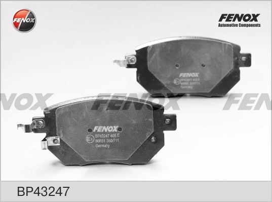 FENOX BP43247 - Тормозные колодки 