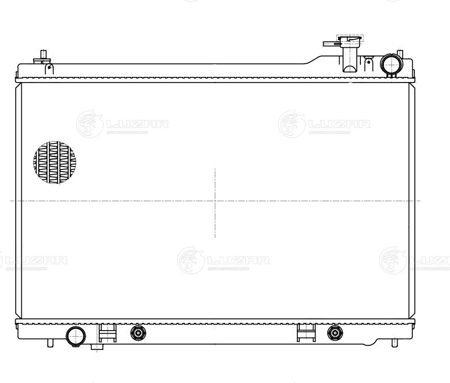 LUZAR LRc 1480 - Радиатор охлаждения