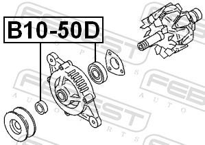 FEBEST B10-50D - Подшипник