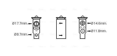 Расширительный клапан кондиционера