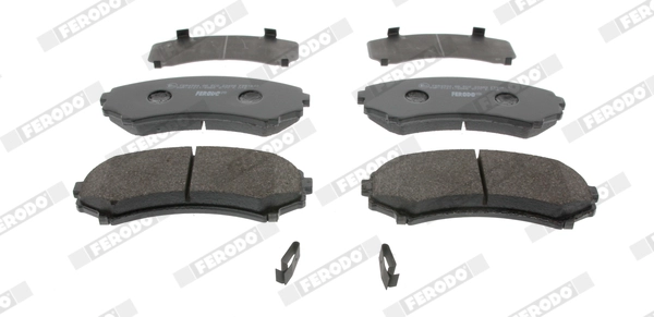 FERODO FDB1603 - Комплект тормозных колодок, дисковый тормоз PREMIER ECO FRICTION