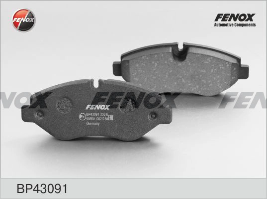 FENOX BP43091 - Тормозные колодки 