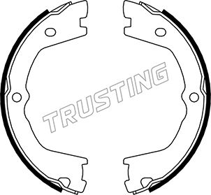 TRUSTING 034.110 - Барабанные колодки