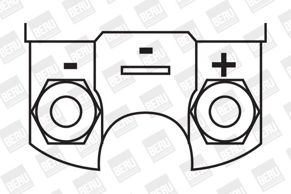 BERU ZS251 - Катушка зажигания