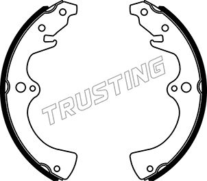 TRUSTING 049.120 - Барабанные колодки