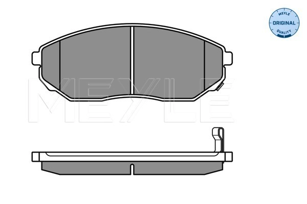 MEYLE 025 240 9217/W - Комплект тормозных колодок, дисковый тормоз MEYLE-ORIGINAL: True to OE.