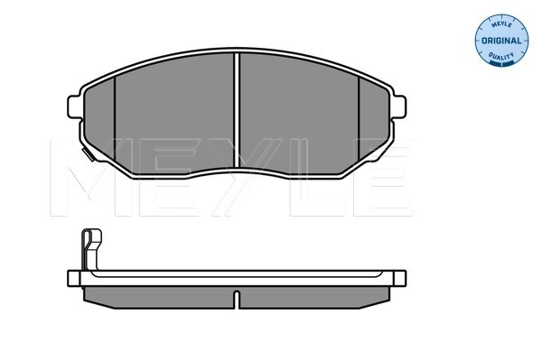 MEYLE 025 240 9217/W - Комплект тормозных колодок, дисковый тормоз MEYLE-ORIGINAL: True to OE.