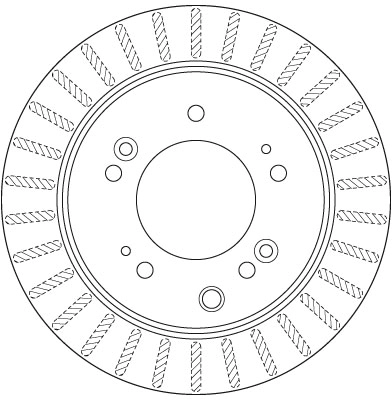 TRW DF6191S - Тормозные диски