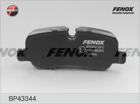 FENOX BP43344 - Тормозные колодки 
