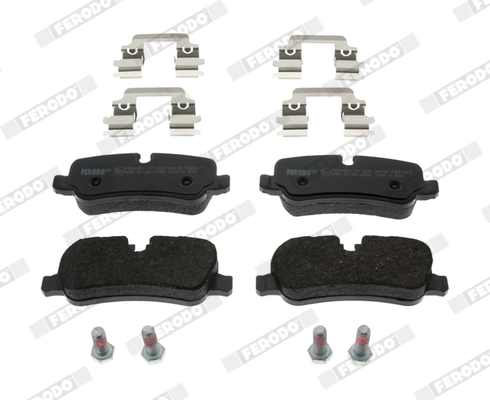 FERODO FDB1613 - Комплект тормозных колодок, дисковый тормоз PREMIER ECO FRICTION