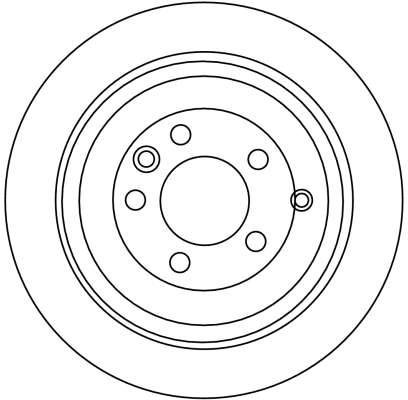 TRW DF4342S - Тормозные диски