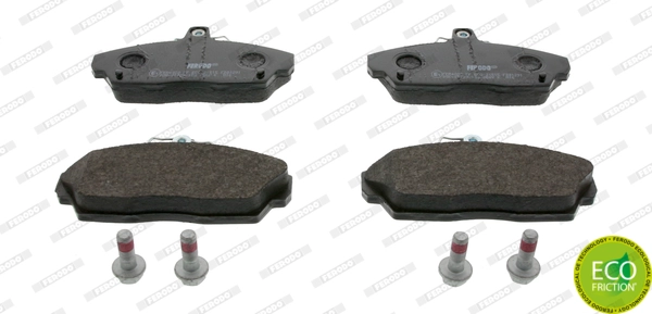 FERODO FDB1291 - Комплект тормозных колодок, дисковый тормоз PREMIER ECO FRICTION
