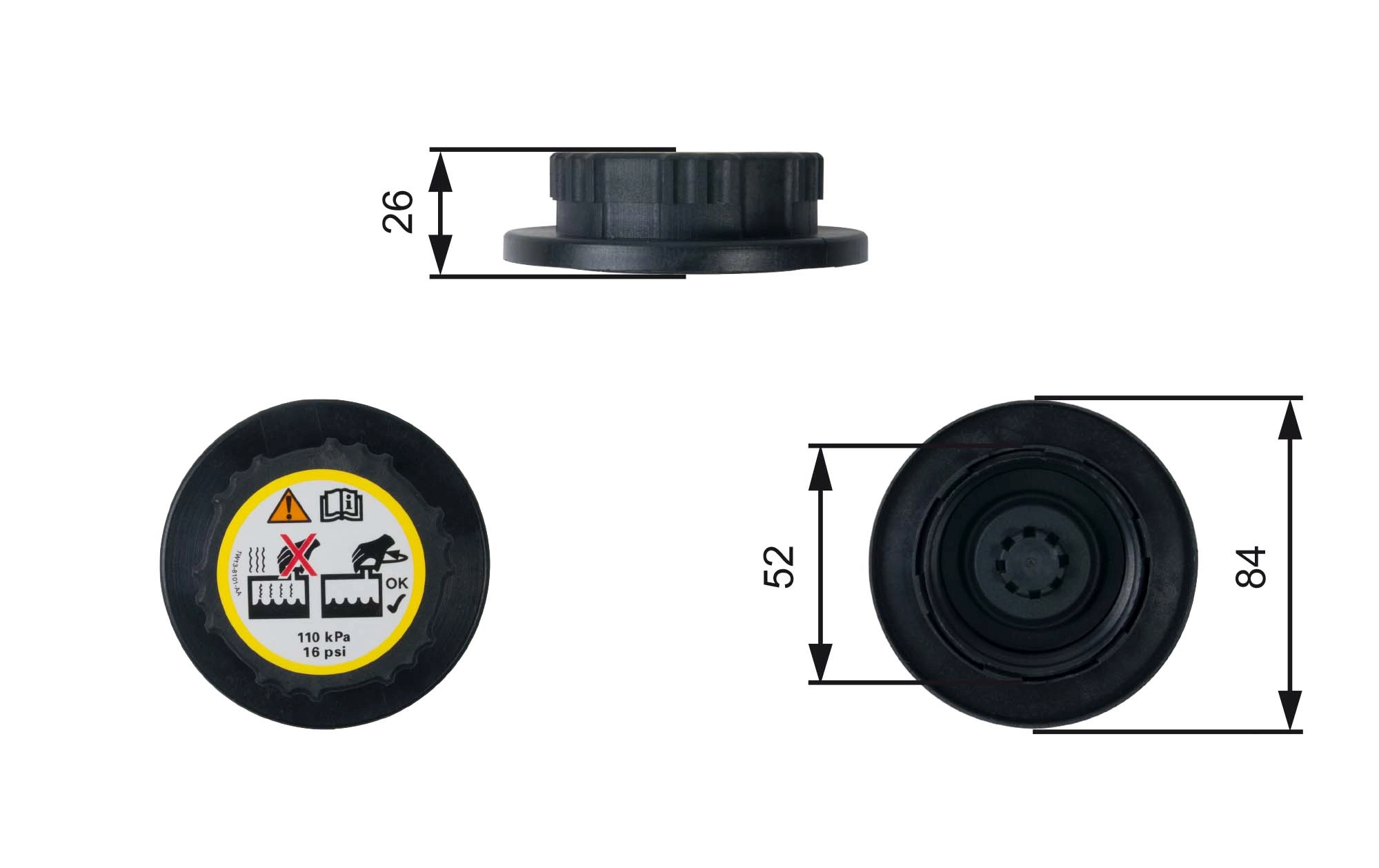 Крышка радиатора (расширительного бачка)