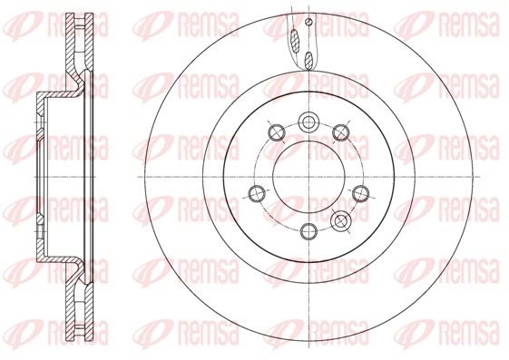 REMSA 61613.10 - Тормозные диски
