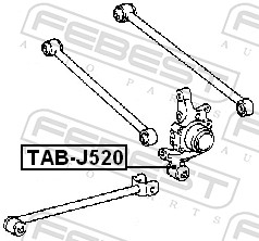 FEBEST TAB-J520 - Сайлентблок