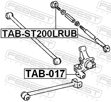 FEBEST TAB-ST200LRUB - Сайлентблок