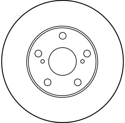 TRW DF1431 - Тормозные диски