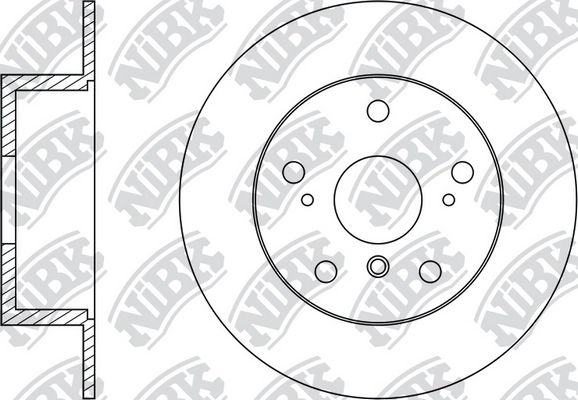 NIBK RN1432 - Тормозные диски