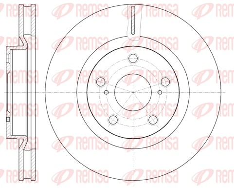 REMSA 61189.10 - Тормозные диски