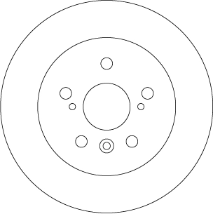 TRW DF6760 - Тормозные диски