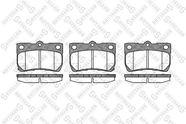 STELLOX 1192 002-SX - Тормозные колодки 