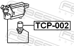 FEBEST TCP-002 - Свечной наконечник