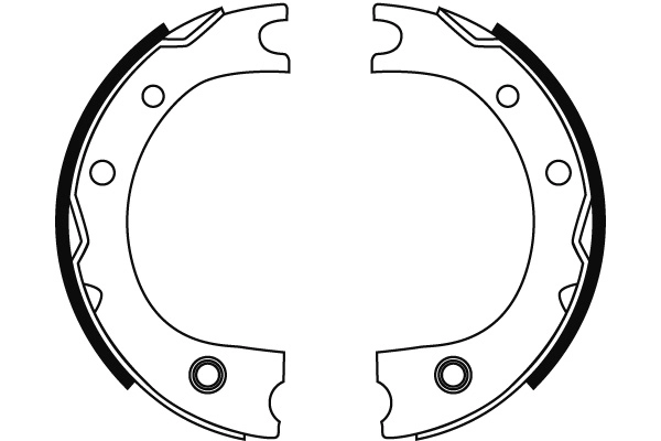 TRW GS8716 - Барабанные колодки