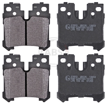 A.B.S. 37653 - Тормозные колодки 