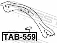 FEBEST TAB-559 - Сайлентблок
