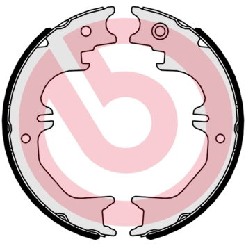 BREMBO S 83 563 - Комплект тормозных колодок, стояночная тормозная система ESSENTIAL LINE