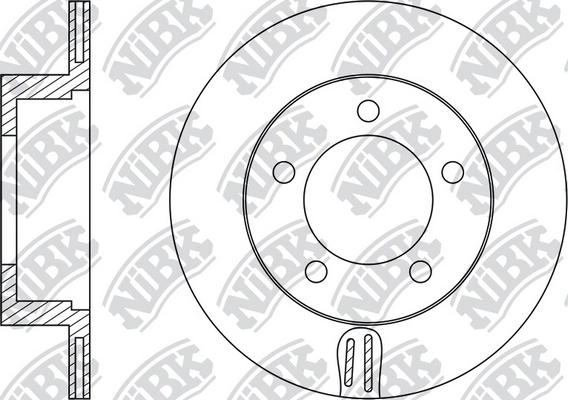 NIBK RN1267 - Тормозные диски