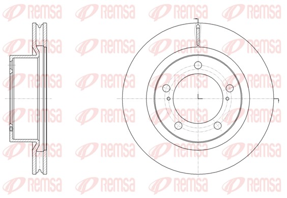 REMSA 61517.10 - Тормозные диски