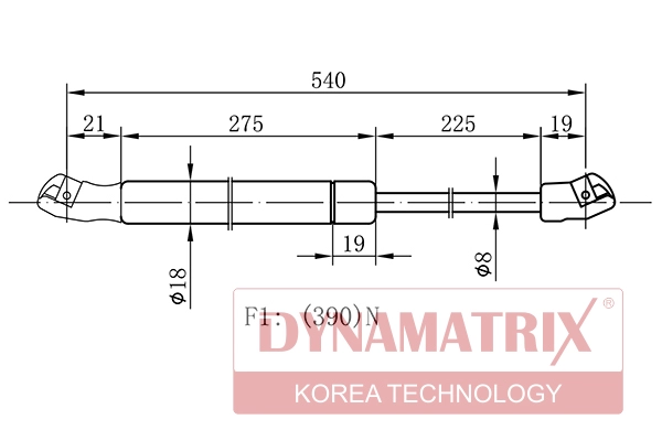 Амортизатор багажника