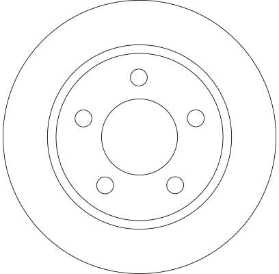 TRW DF4419 - Тормозные диски