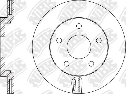 NIBK RN1564 - Тормозные диски